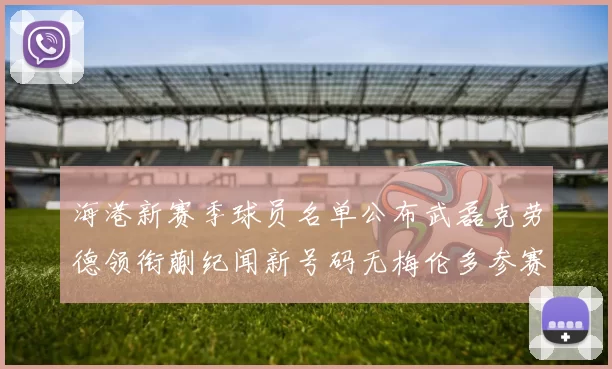 海港新赛季球员名单公布武磊克劳德领衔蒯纪闻新号码无梅伦多参赛